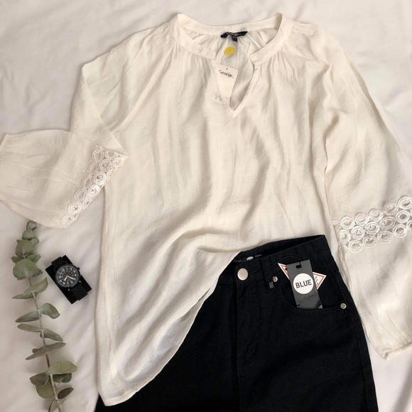 George White Long Sleeves Blouse - Picture 5 of 5